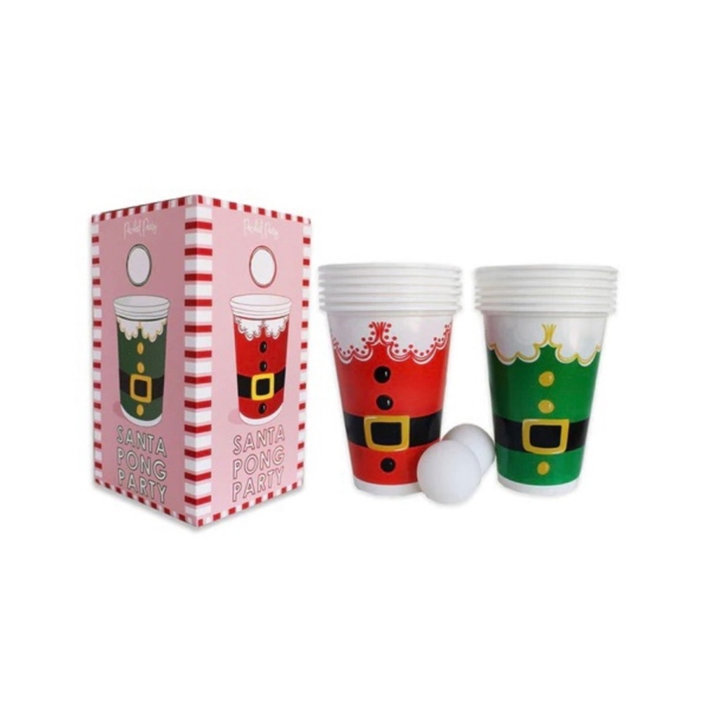🩵Santa vs Elves Pong Party Game
